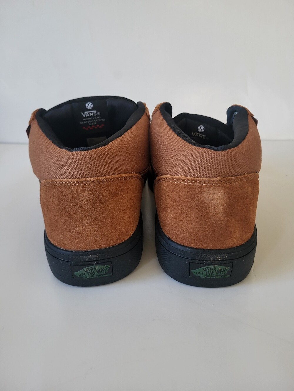 Vans Skate Zahba Mid Brown Suede Mens Size 12 - Picture 14 of 14